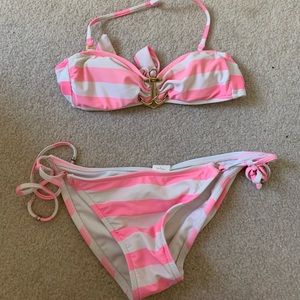 Target anchor bandeau swimsuit